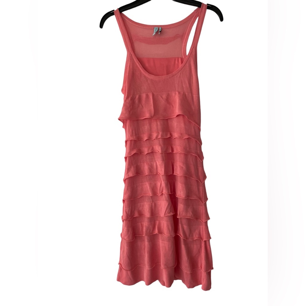 Marciano Pink Coral Party Great Gatsby Vibe Dress - Size S